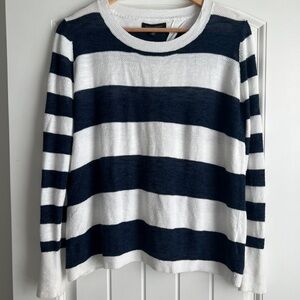 Banana Republic Striped Crew Neck Sweater